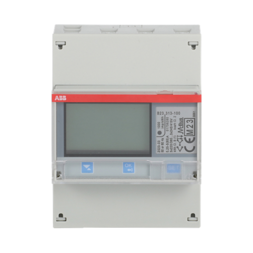 Energy meter 'Silver', M-bus, 3-phase, 5 A