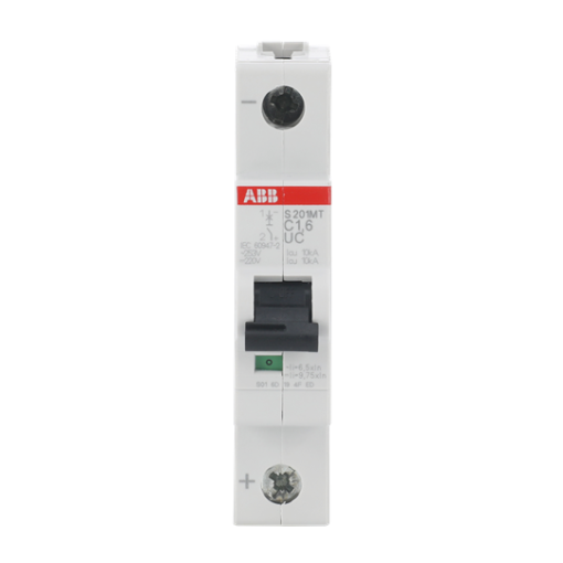 Miniature Circuit Breaker - S200MTUC - 1P - 1.6 A - C - AC 10 kA