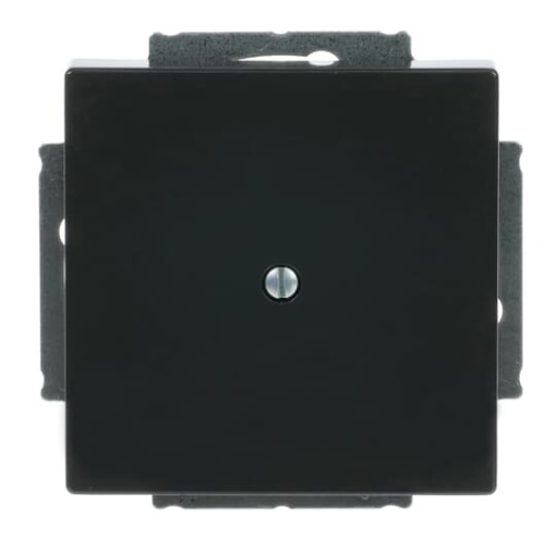 Cover plate Blind cap 1-gang with Mounting plate anthracite - Platform 63