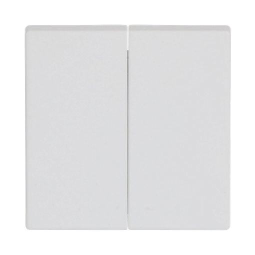 Rocker for Switchpush button, Two-part rocker studio white matt - Platform 63