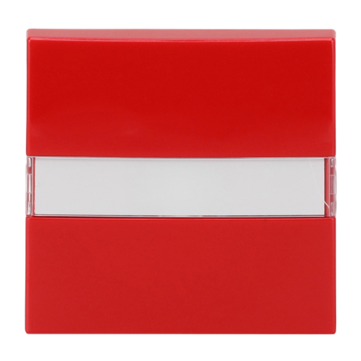 Rocker with labelling field for Switchpush button, Single rocker red - Busch-balance SI