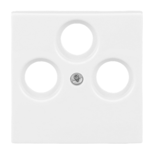 Cover plate SAT 3 gang alpine white - Busch-balance SI
