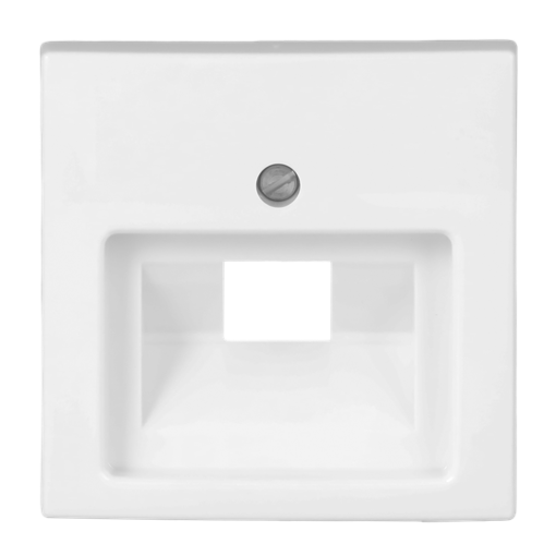 Cover plate UAEIAE ISDN 1 gang alpine white - Busch-balance SI