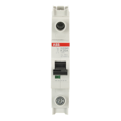 Miniature Circuit Breaker - S200MR - 1P - 20 A - K - 230 V AC 10 kA