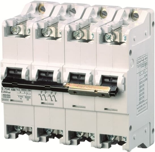 S704-E25 sel. main circuit breaker E-Char.,25kA,25A,4P