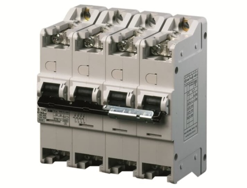 S704-K100 sel. main circuit breaker K-Char.,100A,25kA,4P