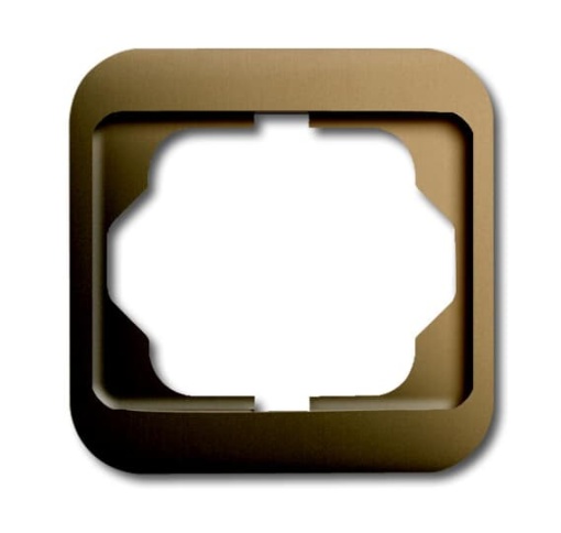 Cover frame 1-gang bronze - alpha nea