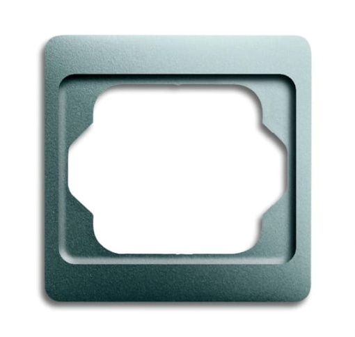 Cover frame 1-gang titanium - alpha exclusive