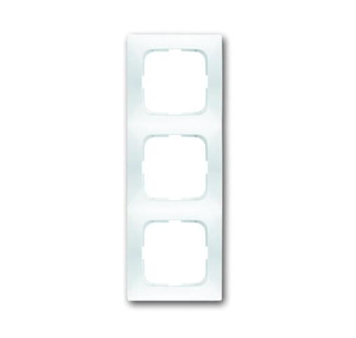 Cover frame 3-gang alpine white - Spring