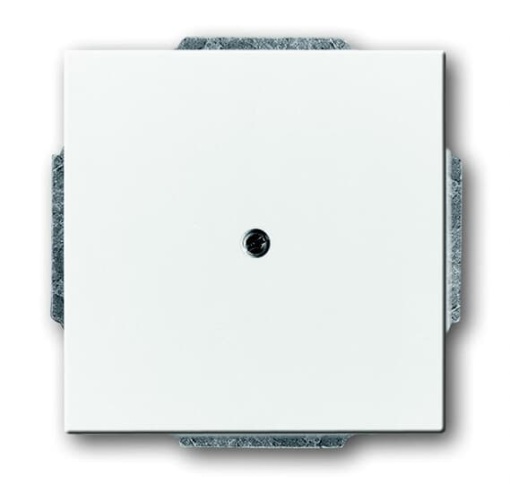 Cable Outlet  Blank Plate  Adapter Ring Blind cap 1-gang with Mounting plate studio white - Platform 63