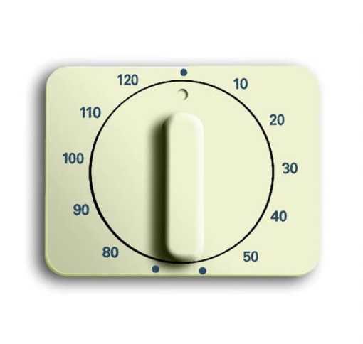 1771-22G-101 Cover plate with rotary control, with marking