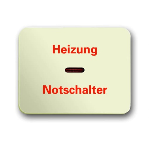 1789 H-22G Switch rocker with marking with small red spherical cap