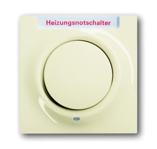 1789 H-72-101 Cover plate with operating knob and neon lamp