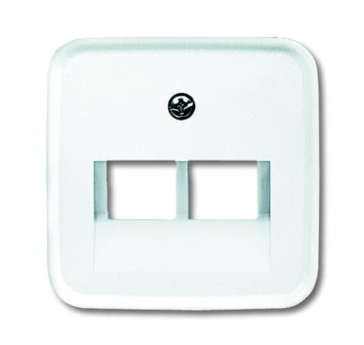 Data  Telecommunication  Antenna UAEIAE ISDN 2 gang alpine white - Reflex SI