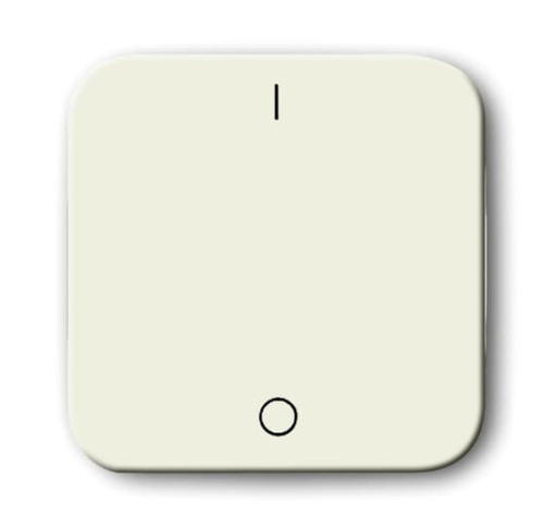Mechanical Controls Characters 0 and 1 for Switchpush button, Single rocker white - Busch-Duro 2000 SI