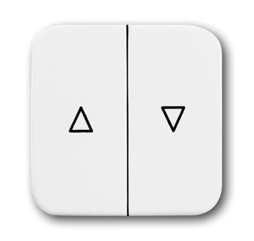 Accessories Symbol "arrows" for Venetian blind, Two-part rocker alpine white - Reflex SI