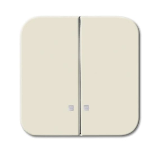 Mechanical Controls for Switchpush button, Two-part rocker white - Busch-Duro 2000 SI