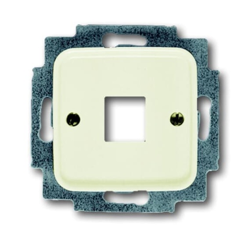 Cover plate Modular Jack 1 gang white - Busch-Duro 2000 SI