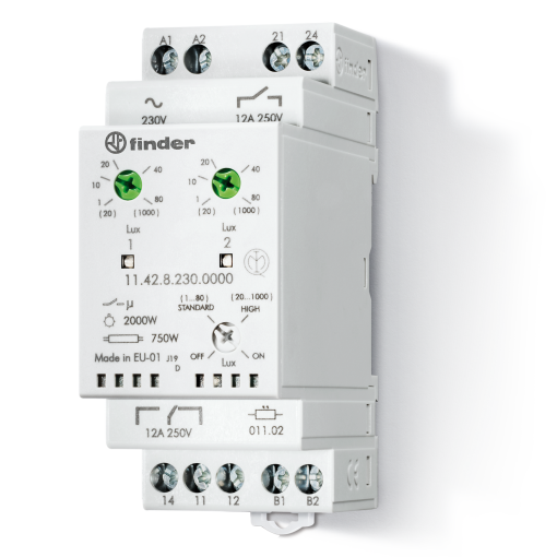 Relé fotoelétrico 12 - 16 A - Tipo 11.42 - 114282300000