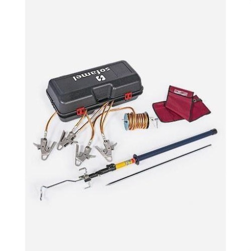 Línea aérea de media tensión PATL-MCL-41616 con 4 pinzas MCL