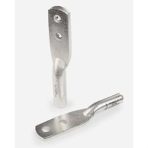 Terminal aluminio macizo TBEMA-180 LA180 taladro 2x13