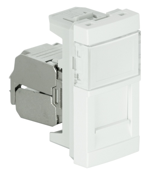 MÓDULO CCONETOR RJ45 CAT. 6 STP - 1 MÓD BR