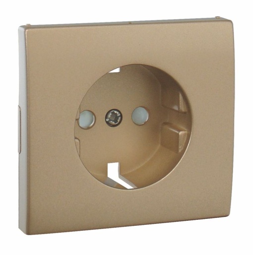 CENTRO SCHUKO COBTURADOR CHAMPANHE