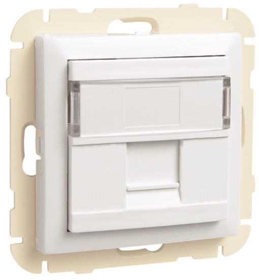 ARO C MÓDULO 1 SAÍDA P CONETOR RJ45 BRANCO