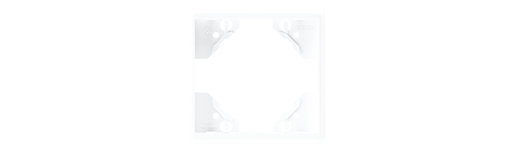 ESPELHO SIMPLES BRANCO MATE