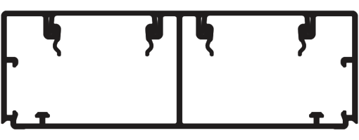 CALHA CLIPAGEM DIRETA 155X50 2 TAMPAS