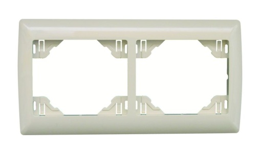ESPELHO DUPLO HORIZONTAL MARFIM