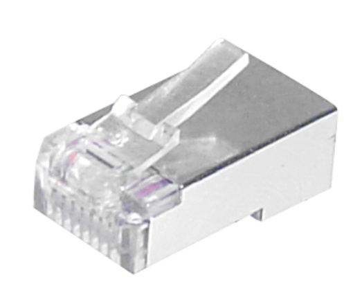 FICHA RJ45 FTP 8 CONTACTOS BLINDADA