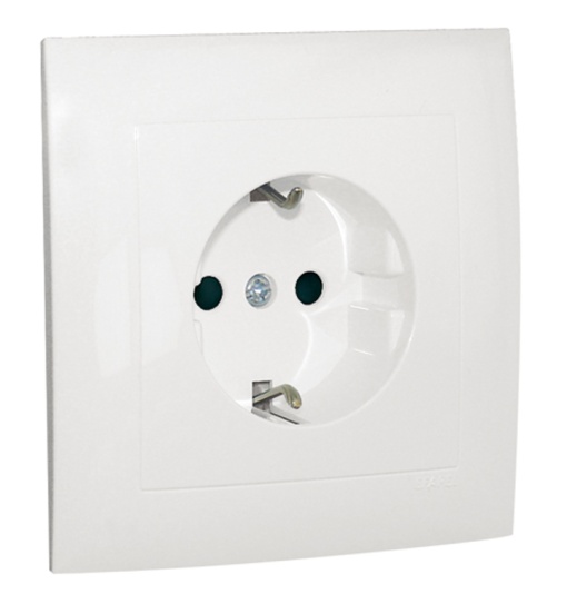 TOMADA SCHUKO MONOBLOCO BRANCA