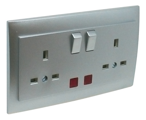 TOM DUPLA INGLESA CINTER E SINAL LUM ALUMINA