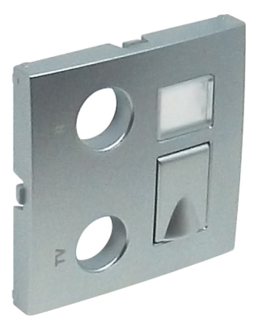 CENT TOM MISTA R-TV-RJ45R-TV-RJ45-FO ALUMINA