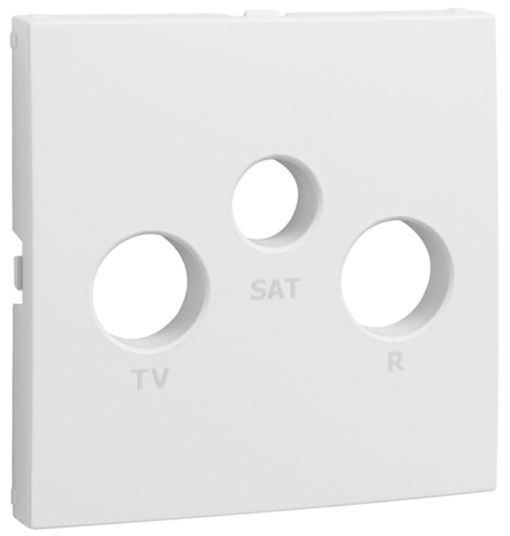 CENTRO PARA TOMADA R-TV-SAT BRANCO