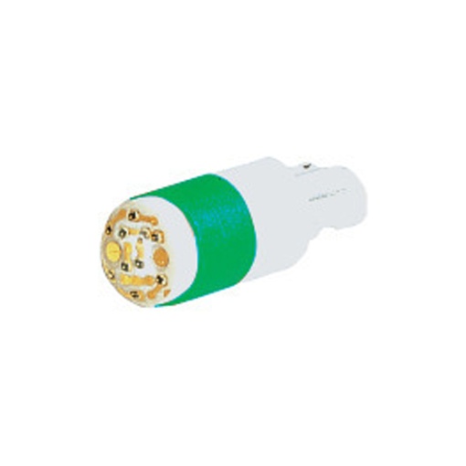 Multiple LED 12V, W2x4.6d, 45mA, green