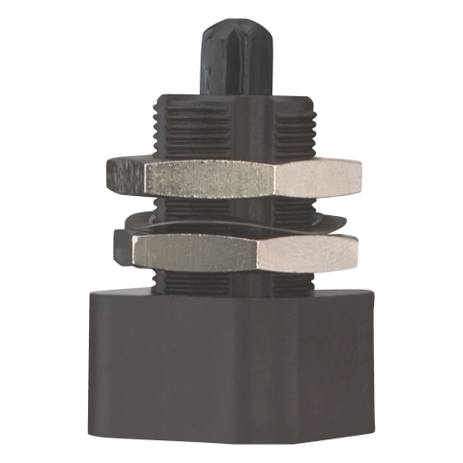 Rounded plunger, center fixing