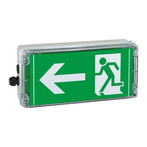 EXIT 12-24V DC ARROW LEFT PL