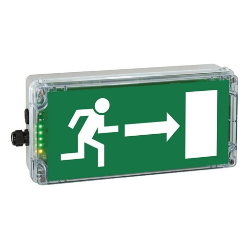 EXIT N ARROW RIGHT PR EN 1838