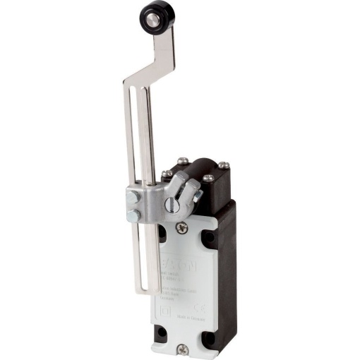 Position switch, 1NO1NC, narrow, IP65_x, adjustable roller lever