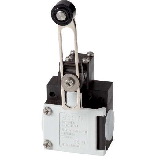 Position switch, 1NO1NC, wide, IP65_x, adjustable roller lever