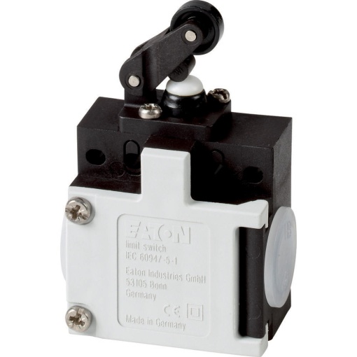 Position switch, 1NO1NC, wide, IP65_x, angled roller lever