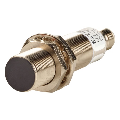 Proximity switch, inductive, 1NO, Sn5mm, 3L, 10-30VDC, PNP, M18, metal, M12