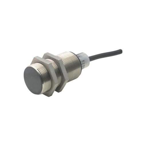 Proximity switch, E57 Premium Series, 1 NC, 3-wire, 6 - 48 V DC, M30 x 1.5 mm, Sn 15 mm, Flush, PNP, Stainless steel, 2 m connection cable