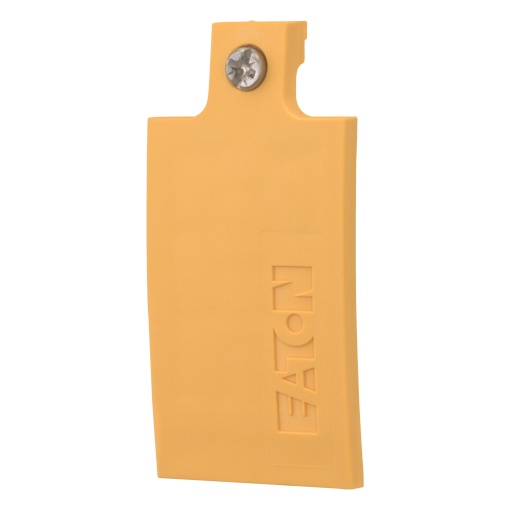 Screw-on cover, insulated material, yellow