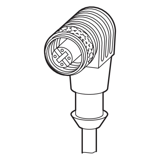 Connection cable, 3p, flatopen, L5m, LED