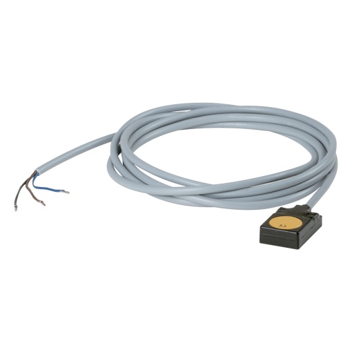 Proximity switch, capacitive, Sn5mm, 4L, 10-30VDC, 1W, quad.20, metal, line 2m