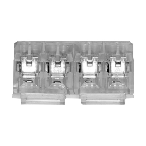 Screwless Terminal Block,transp.,3 units