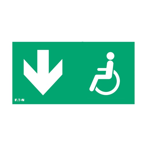 GuideLed 30m wheel chair PU ISO 7010